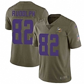 Nike Vikings 82 Kyle Rudolph Olive Salute To Service Limited Jersey Dzhi,baseball caps,new era cap wholesale,wholesale hats